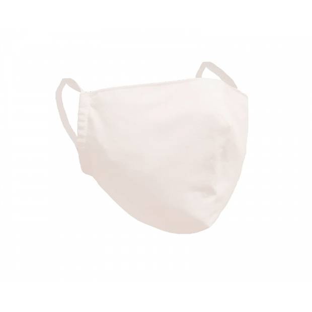 Ochranné rúško z bavlny, dámske-M, biela Ochranné rúško z bavlny, dámske-M, biela