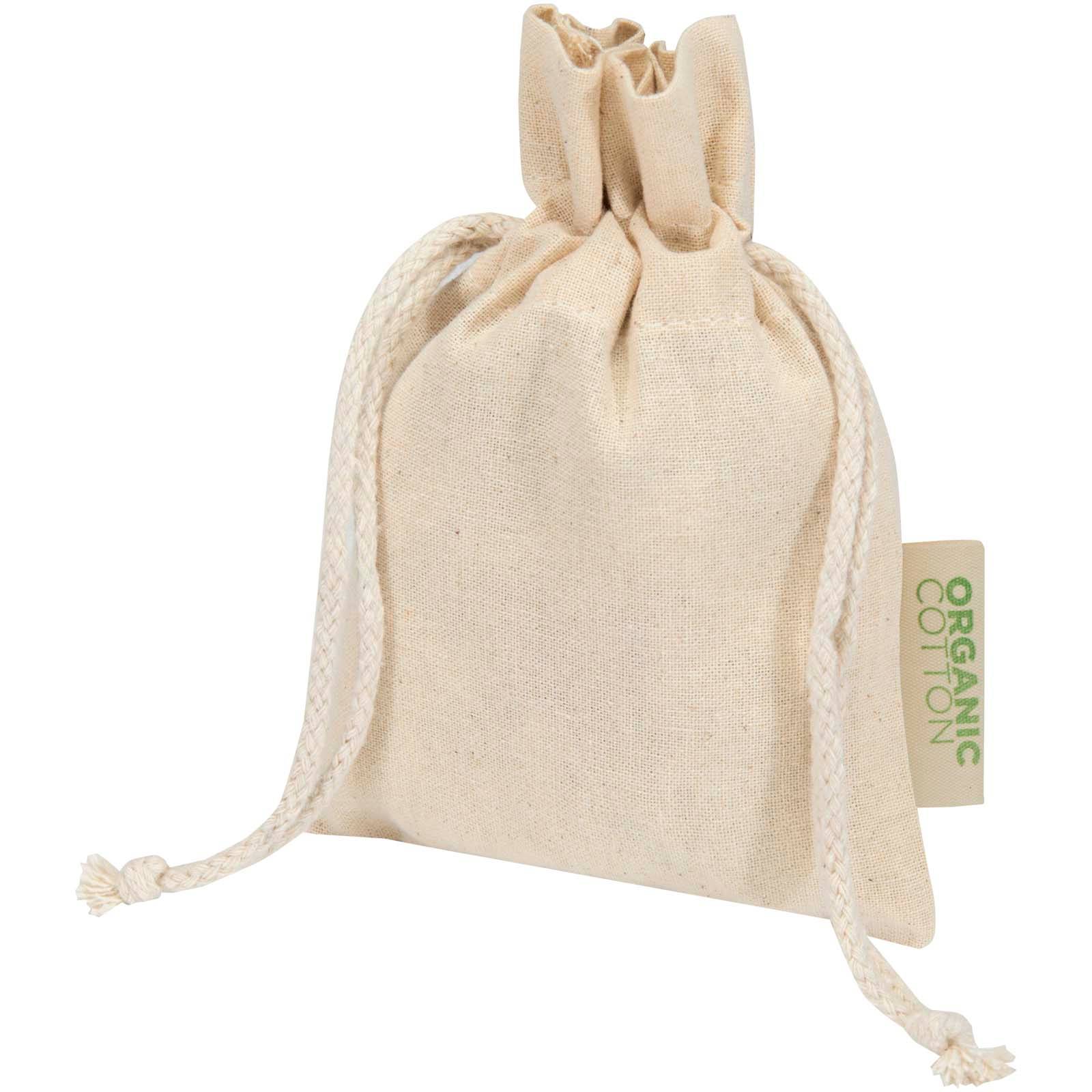 Odisha darčeková taška  140 g/m² z org. materiálu OCS – 15 x 10 cm, hnedá Natural
