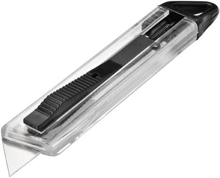 Odlamovací nožík, rezačka, čierna