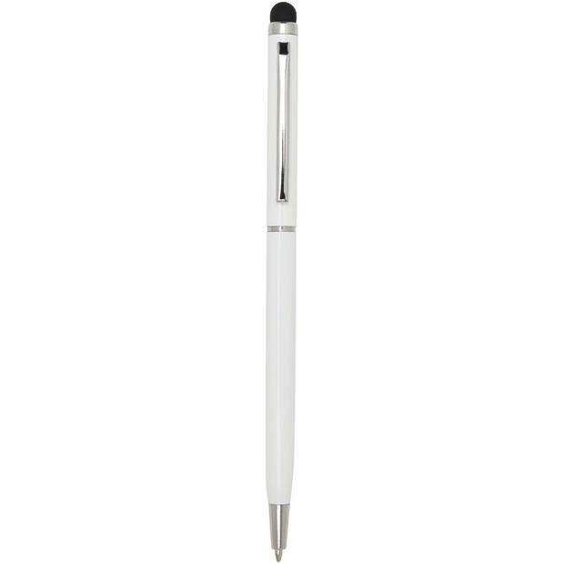 Ore aluminium ballpoint pen with stylus, biela Ore aluminium ballpoint pen with stylus, biela