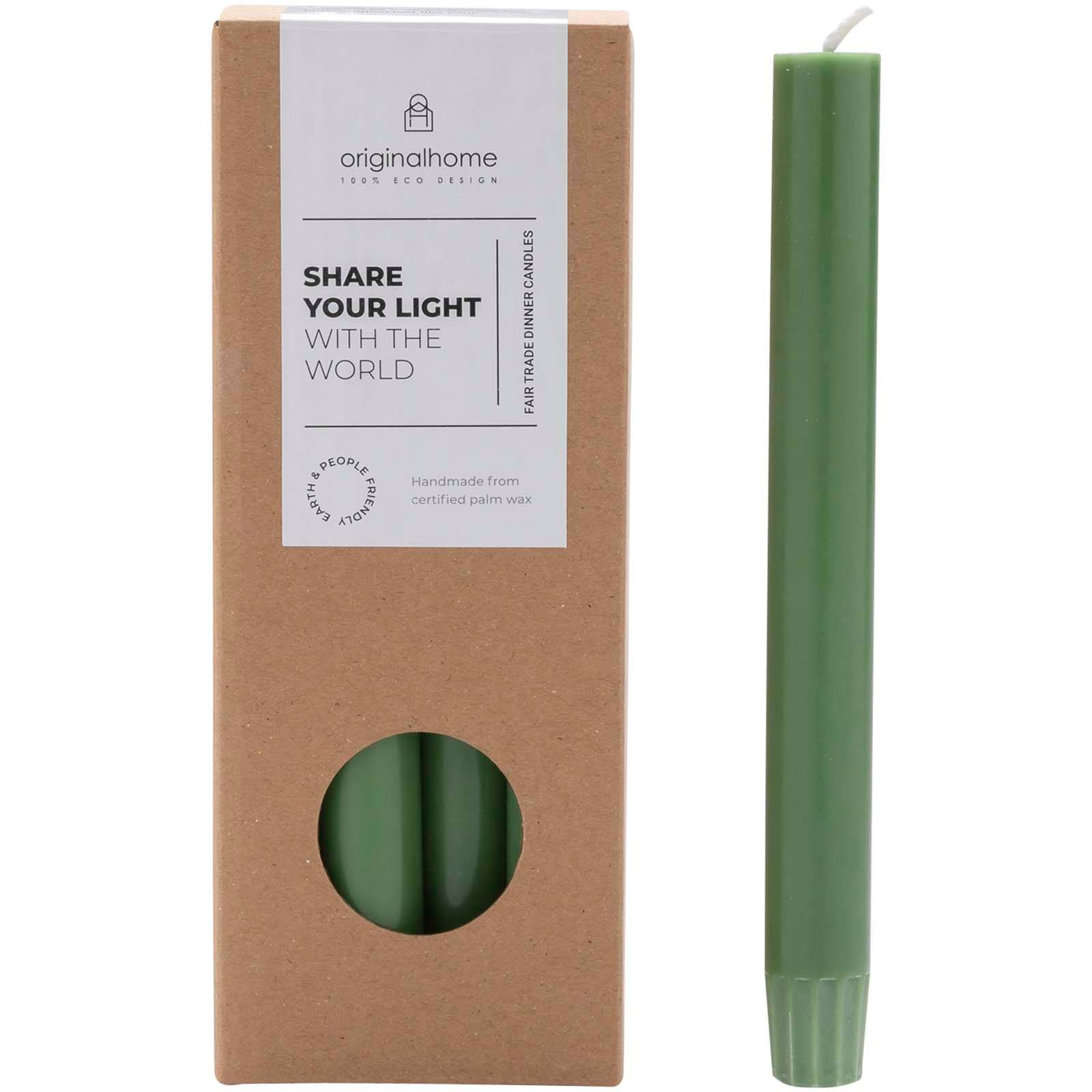 Original Home stolná sviečka s vôňou matcha, zelená