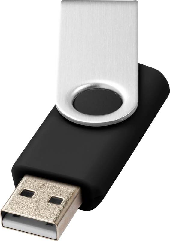 Otočný USB flash disk 16 GB, černá