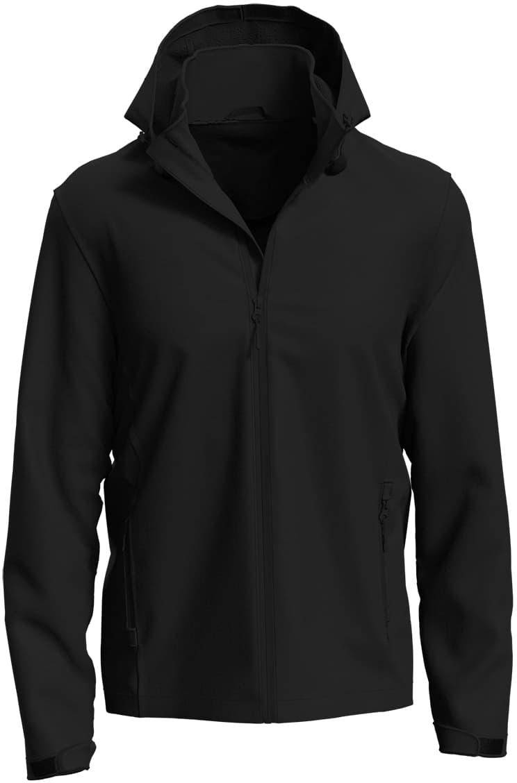 Pánska bunda Stedman Lux Softshell Jacket, Black Opal čierna, XL