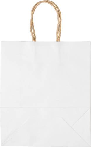 Papierová darčeková taška biela