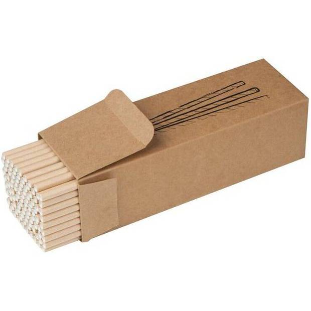 Papierové slamky,100ks, hnedá Papierové slamky,100ks, hnedá