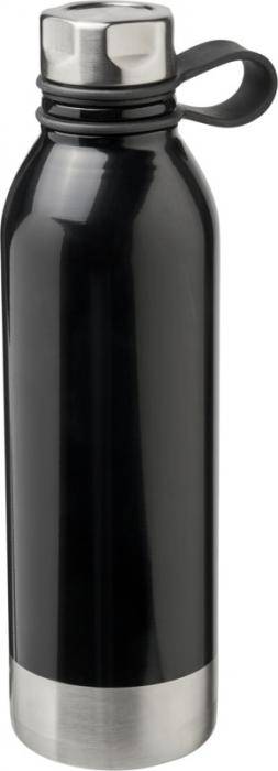 Perth 740 ml nerezová športová fľaša, čierna
