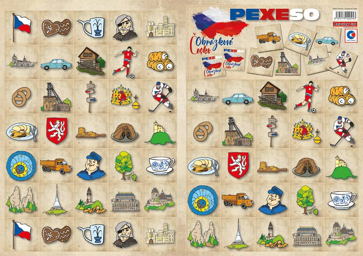 Pexeso  Obrázkové Česko