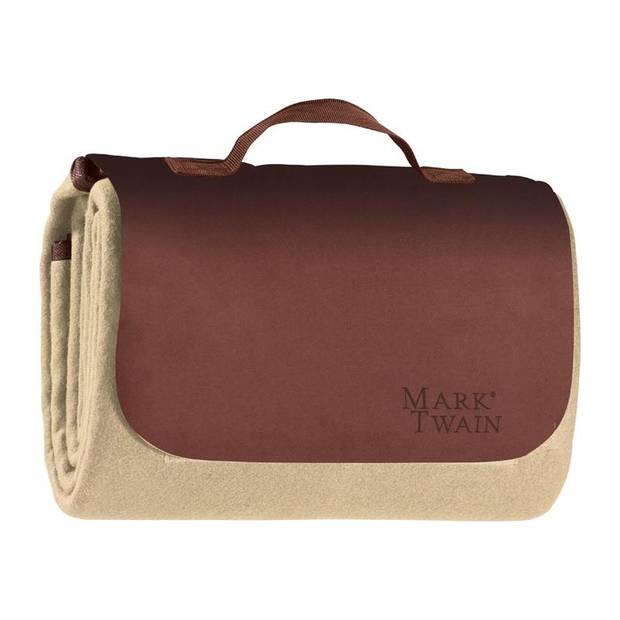Pikniková deka Mark Twain, hnedá béžová Pikniková deka Mark Twain, hnedá béžová