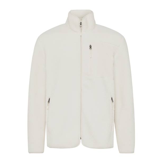 Pile fleece bunda Iqoniq Diran, bílá natural, L Pile fleece bunda Iqoniq Diran, bílá natural, L