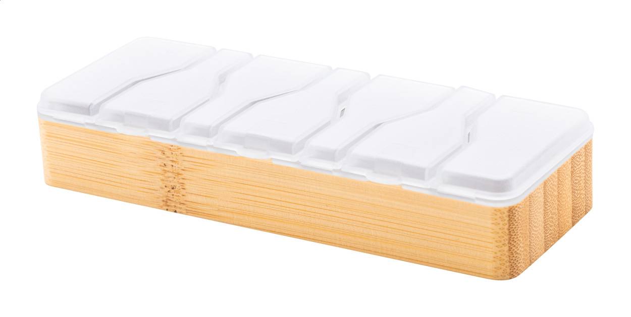 Pillboo box na pilulky, biela