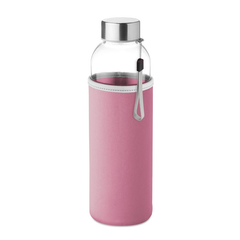 Obrázok ku produktu PILVI sklenená fľaša v neoprénovom puzdre, 500 ml, ružová