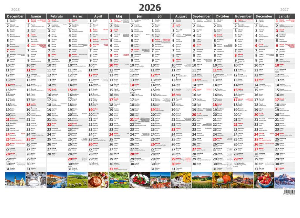 Plánovacia ročná mapa A1 - obrázková, 2026