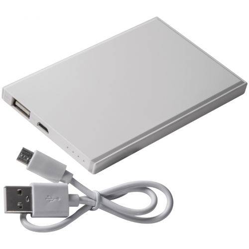 Plastová PowerBank 2200mAh, bílá