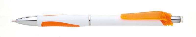 Plastové guľôčkové pero 891, oranžová