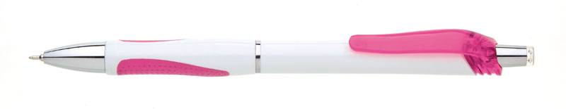 Plastové guľôčkové pero 891, ružová