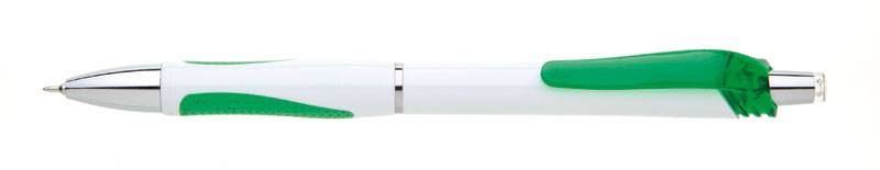 Plastové guľôčkové pero 891, zelená