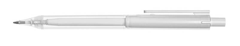 Plastové guľôčkové pero 944, biela