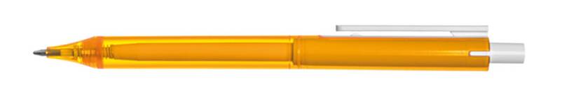 Plastové guľôčkové pero 944, oranžová