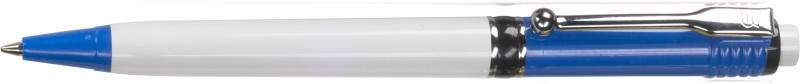 Plastové guľôčkové pero Stilolinea Brazil, biela / modrá