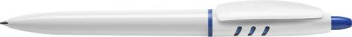 Plastové kuličkové pero Stilolinea S30, bílá / světle modrá