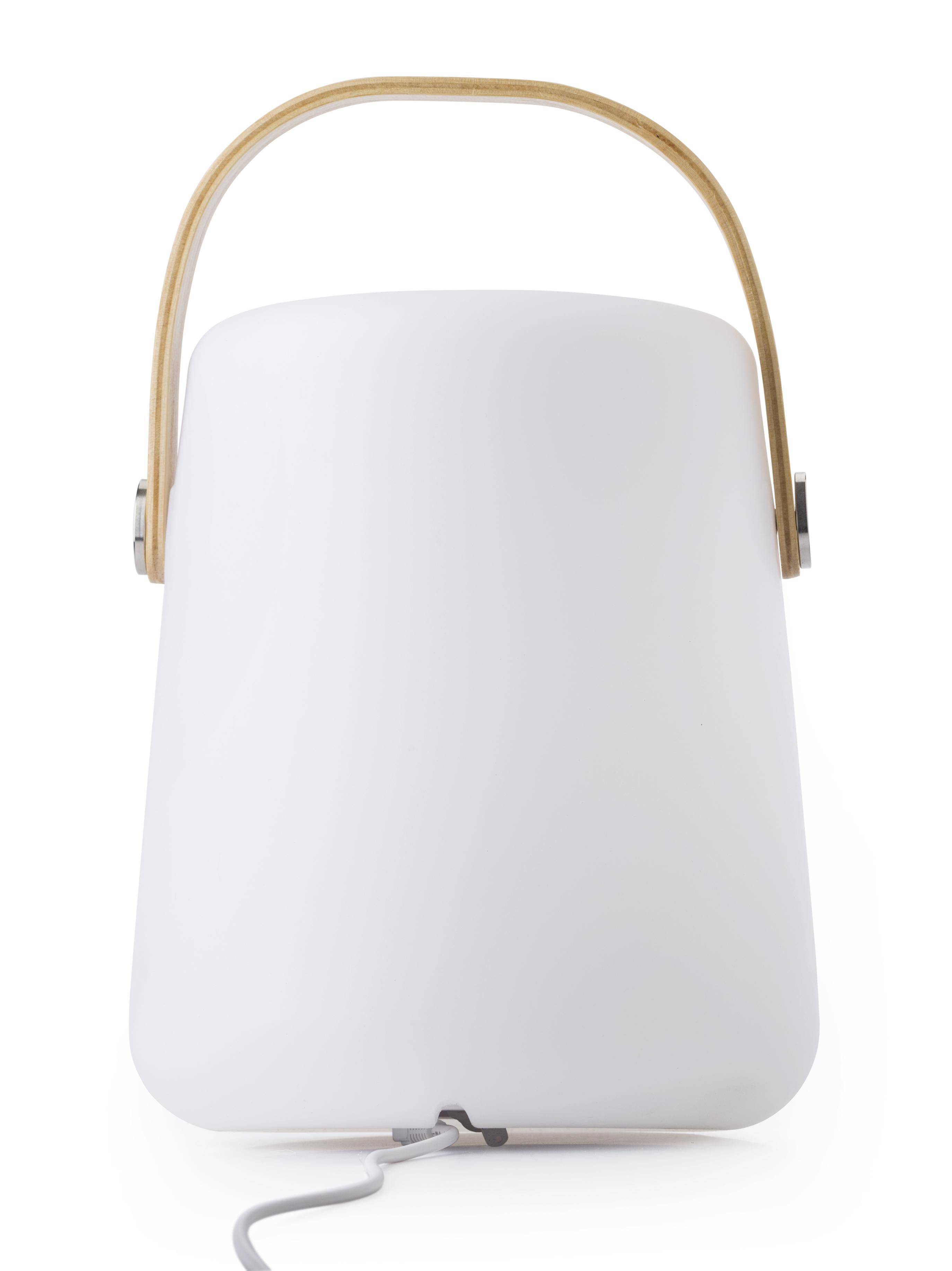 Plastový LED reproduktor, biela