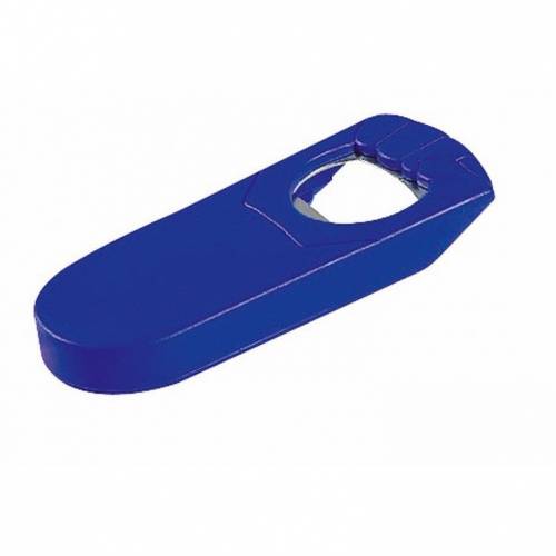 Plastový otvárač fliaš, modrá
