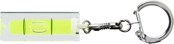 Plastový prívesok na kľúče, vodováha /LIVELO/