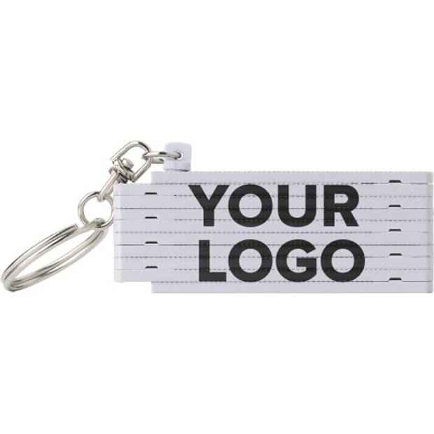 Plastový skladací metr, bílá Plastový skladací metr, bílá