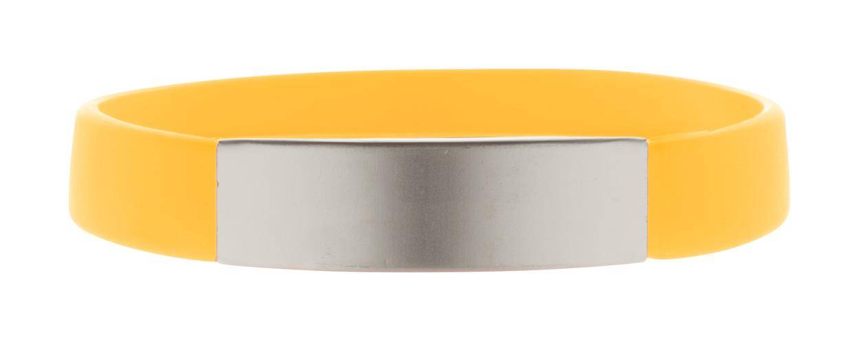 Platty náramek, žlutá