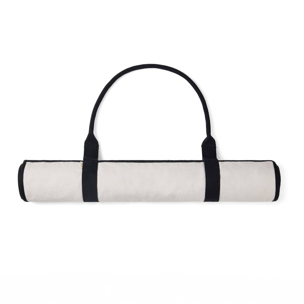 Plážová podložka VINGA Volonne, biela off - čierna