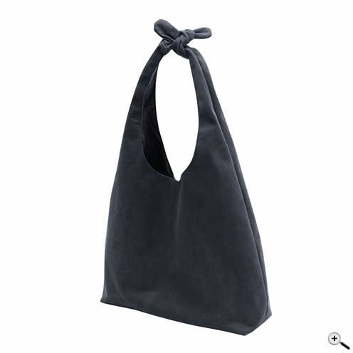 Plážová taška "Menorca" bavlna, čierna antracit