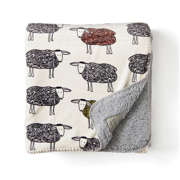 Pléd VINGA Sheep RPET, biela Pléd VINGA Sheep RPET, biela