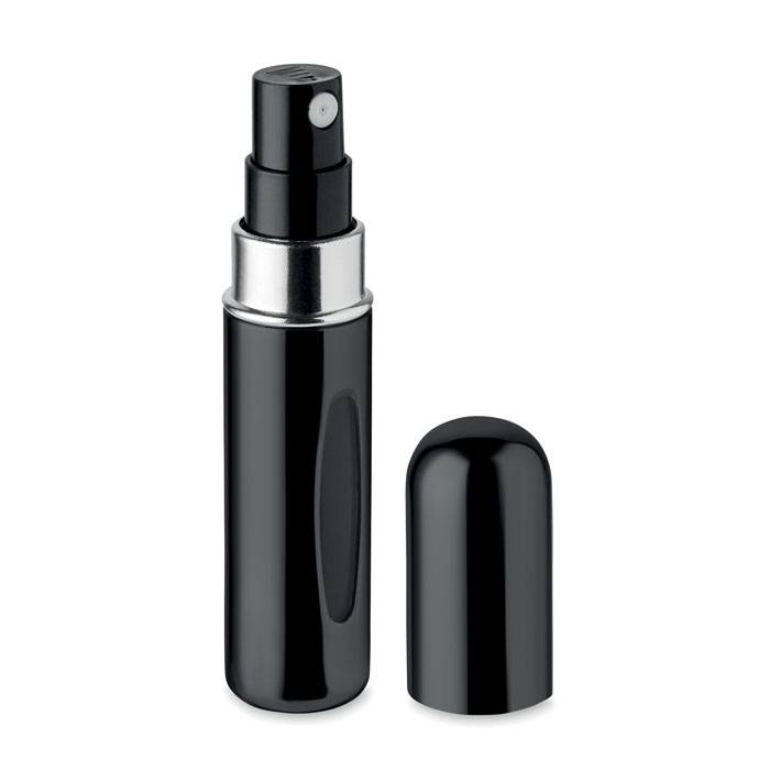 Plniteľná fľaštička 5ml, sprej, čierna