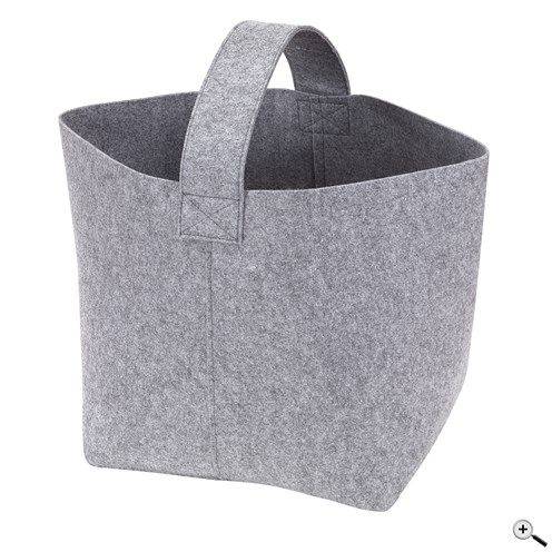 Plstěná taška, šedá