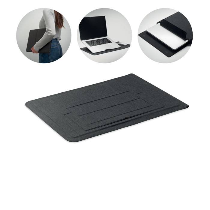 Plstený 16" obal na notebook, čierna