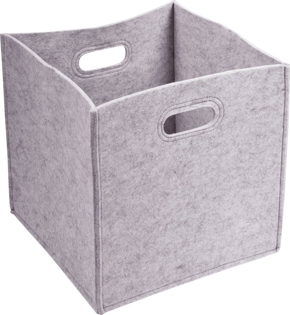 Plstený úložný box "Hygge", sivá