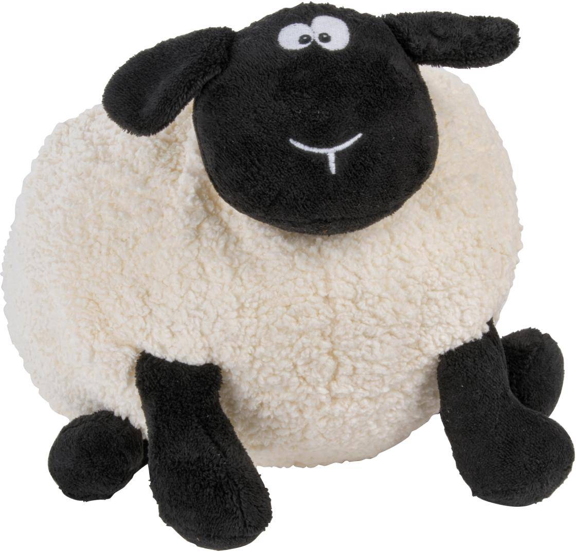 "Plyšová ovečka ""Samira"", XL, bílá - černá"