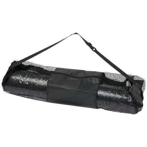 Podložka na jógu Babaji, PVC Plastic, sivá/čierna