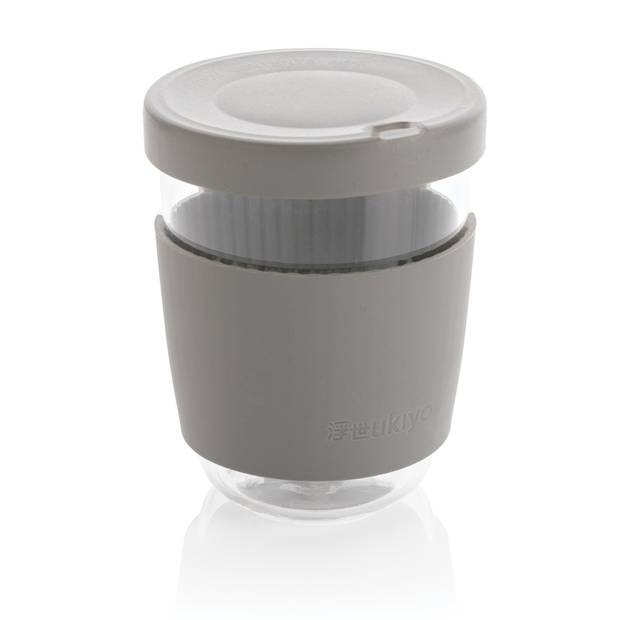 Pohár so silikónovým vrchnákom a úchopom Ukiyo Pohár so silikónovým vrchnákom a úchopom Ukiyo