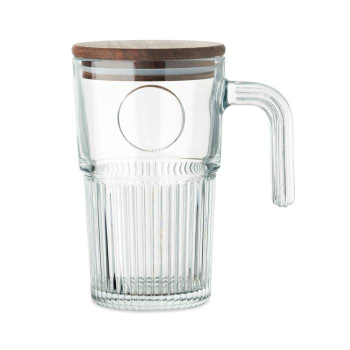 Poháre ako hrnček 450 ml, transparentná