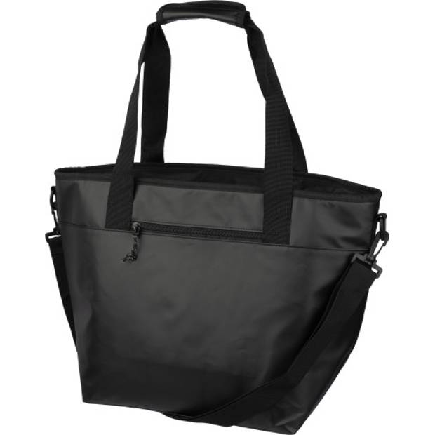 Polyesterová (600D) chladiaca taška Matthias, čierna Polyesterová (600D) chladiaca taška Matthias, čierna