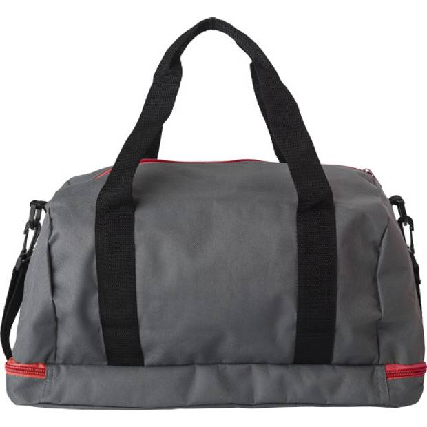 Polyesterová (600D) športová taška, červená Polyesterová (600D) športová taška, červená