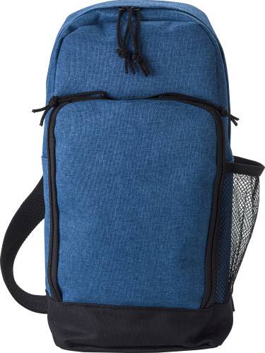 Polyesterová (600D) taška cez rameno Brandon, modrá kobaltová