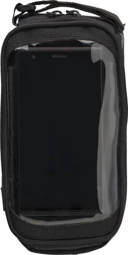 Polyesterová (600D) taška na riadidlá na bicykel, čierna