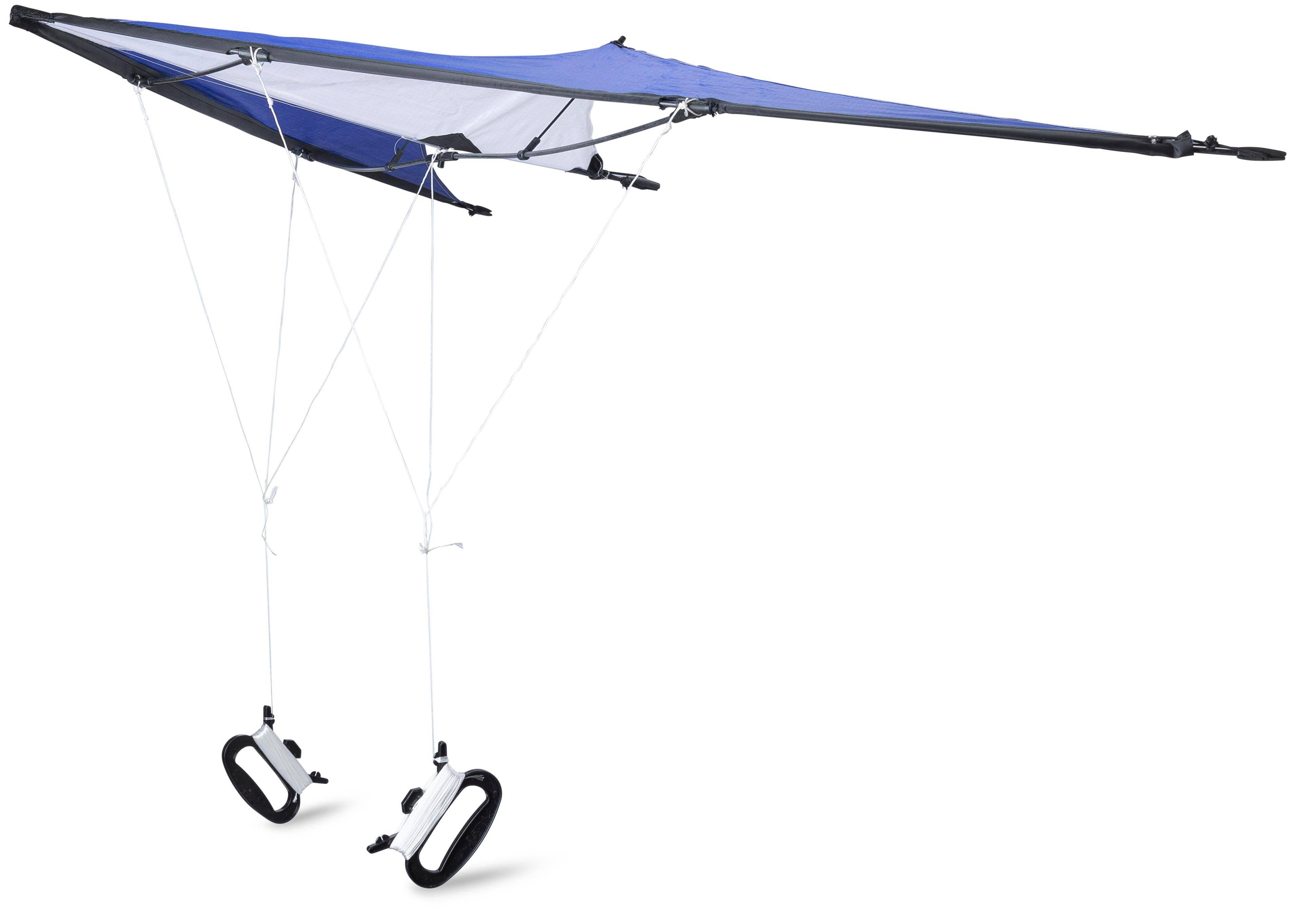 Polyesterový (210T) delta kite Lirien, modrá Cobalt