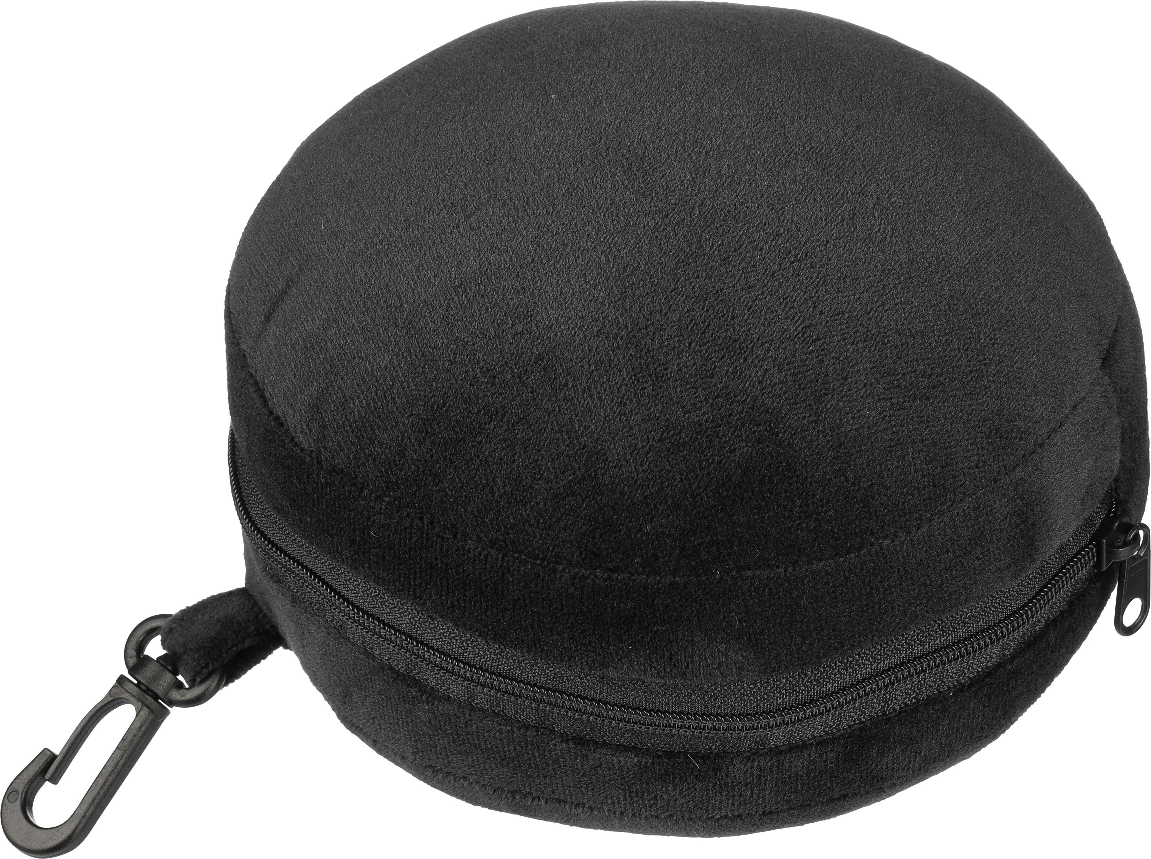 Polytesterový cestovný vankúš Leontine, čierna