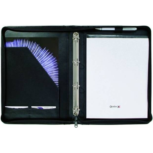 Portfólio A4 s krúžkovou väzbou , čierna Portfólio A4 s krúžkovou väzbou , čierna