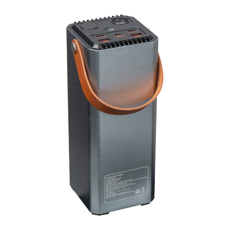 Power bank 39 000 mAh, šedá stříbrná