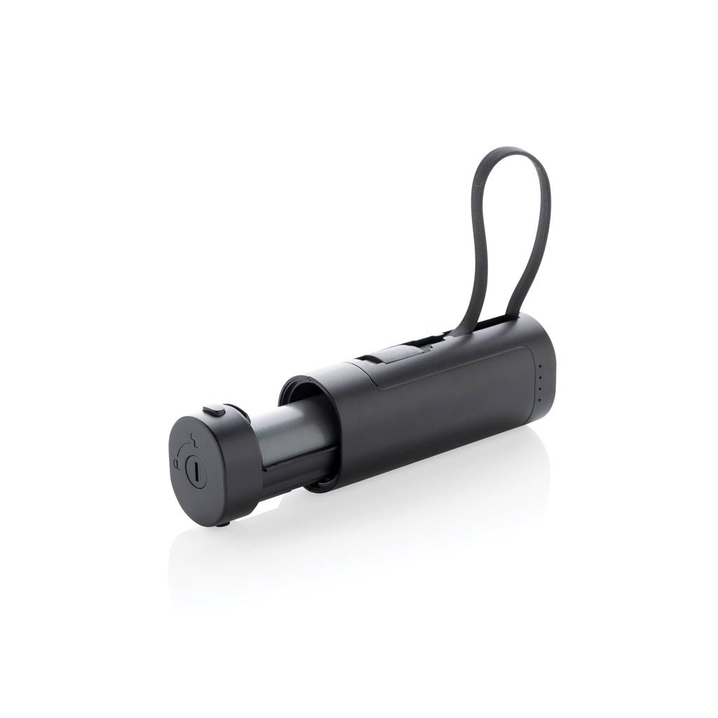 Powerbanka 5000mAh CycleCell s odnímatelnou baterií, černá