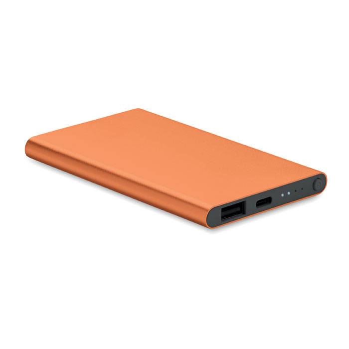 Powerbanka Type C 4000 mAh, oranžová